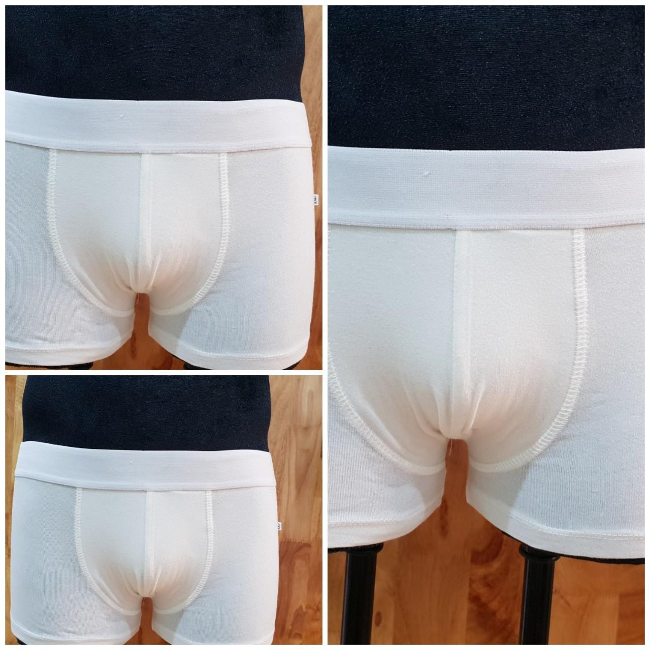Bộ 3 quần boxer nam - Trắng tinh