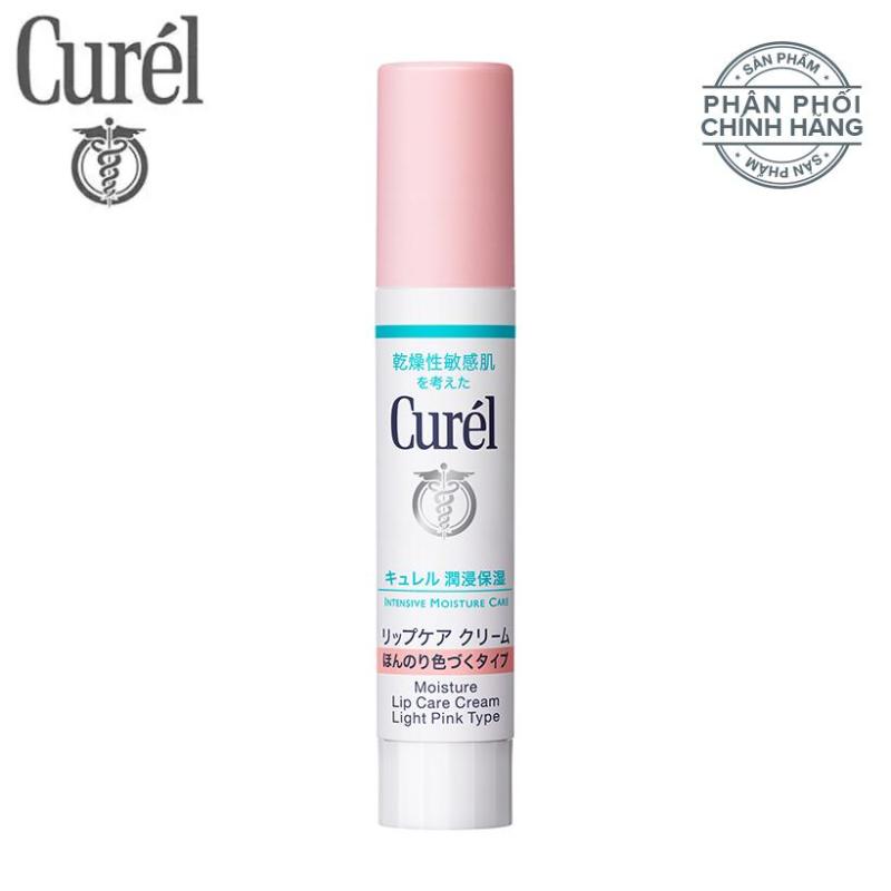 Son dưỡng môi cấp ẩm chuyên sâu Curél Intensive Moisture Care Moisture Lip Care Cream 4.2g cao cấp