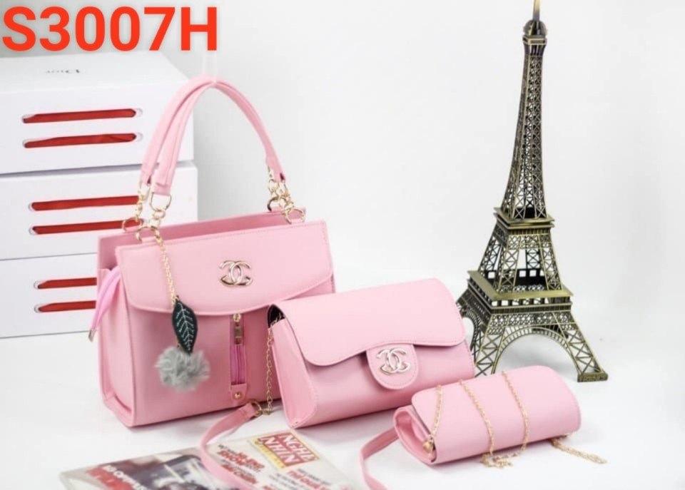 Combo bộ 3 túi xách + túi đeo + ví + sang trọng mms 008