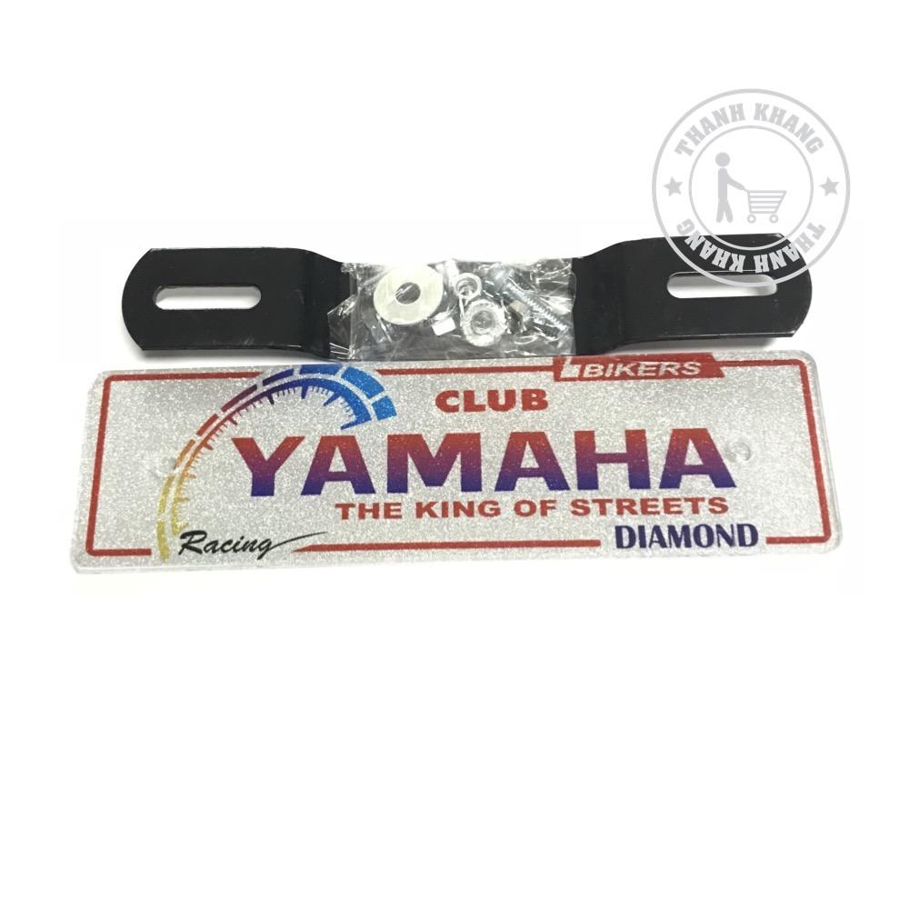 Bảng tên xe Yamaha kim tuyến chữ đỏ Thanh Khang 006000985