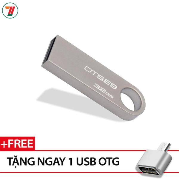 USB Kingston DataTraveler SE9 32GB (Màu Bạc)- Bảo hành 5 năm lỗi 1 đổi 1