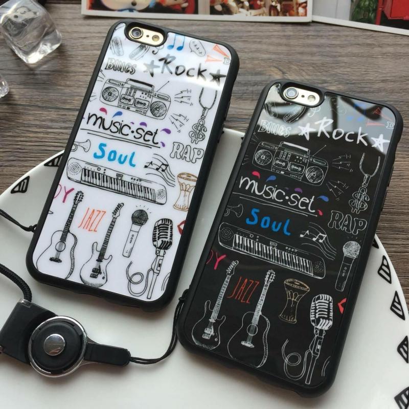 Giá Ốp Lưng Tráng Gương Nhạc Rock Dành Cho iPhone