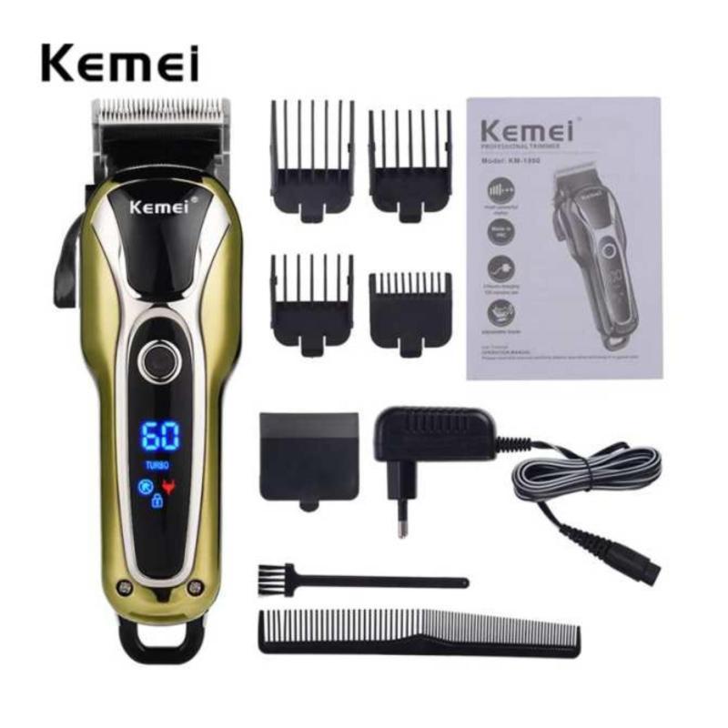 Tông đơ cắt tóc không dây chuyên nghiệp Kemei KM-1990 NEW 2018 giá rẻ