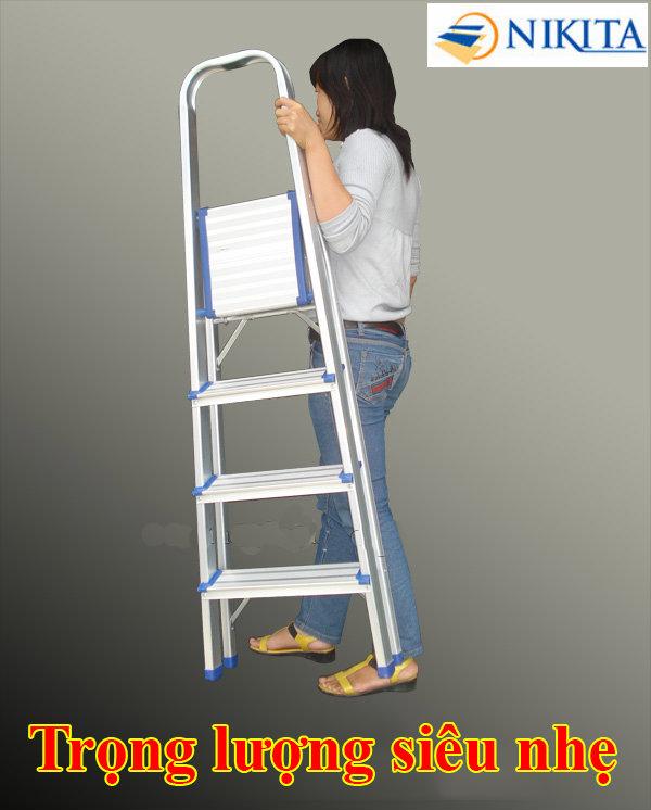 Thang nhôm vịn cao 0,6m Nikita Nhật Bản (AL03)