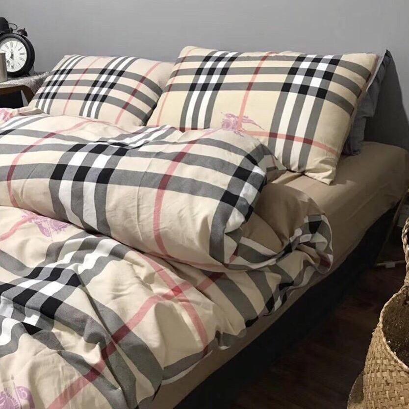 Bộ chăn ga gối hàn quốc cotton đũi