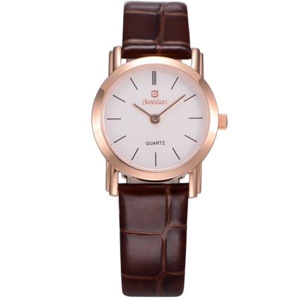 Đồng hồ nữ dây da Bestdon BD9923L(Vàng vạch)