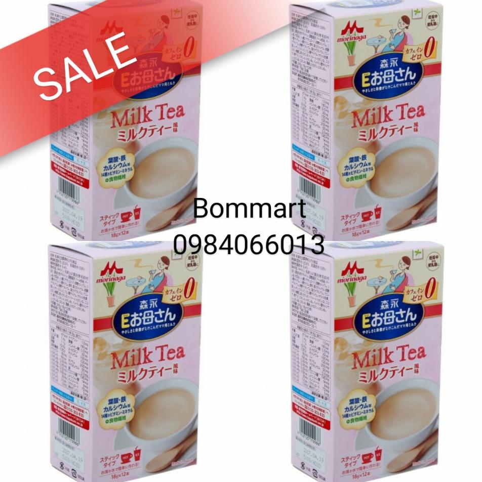 Sữa bầu morigana vị trà sữa 18g×12 gói date 12/2018