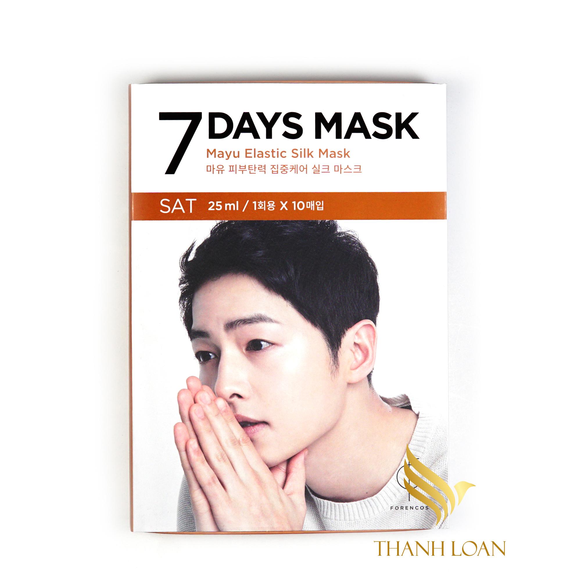 1 mặt nạ forencos 7 days mask ft song joong ki -saturday - thanh loan