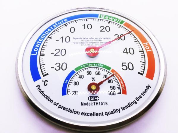 [Flash Sale] Nhiệt ẩm kế đo nhiệt độ, độ ẩm trong phòng và ngoài trời nhập khẩu