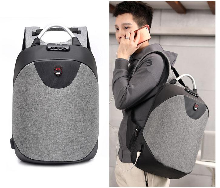 Balo đa năng laptop, thời trang, chống trộm Khóa số - Cao cấp