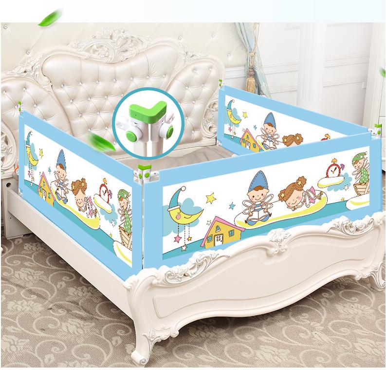 Thanh Chắn Giường Thông Minh Cho Bé Độ Cao Tùy Chỉnh 68-82cm (Chiều dài 2m)