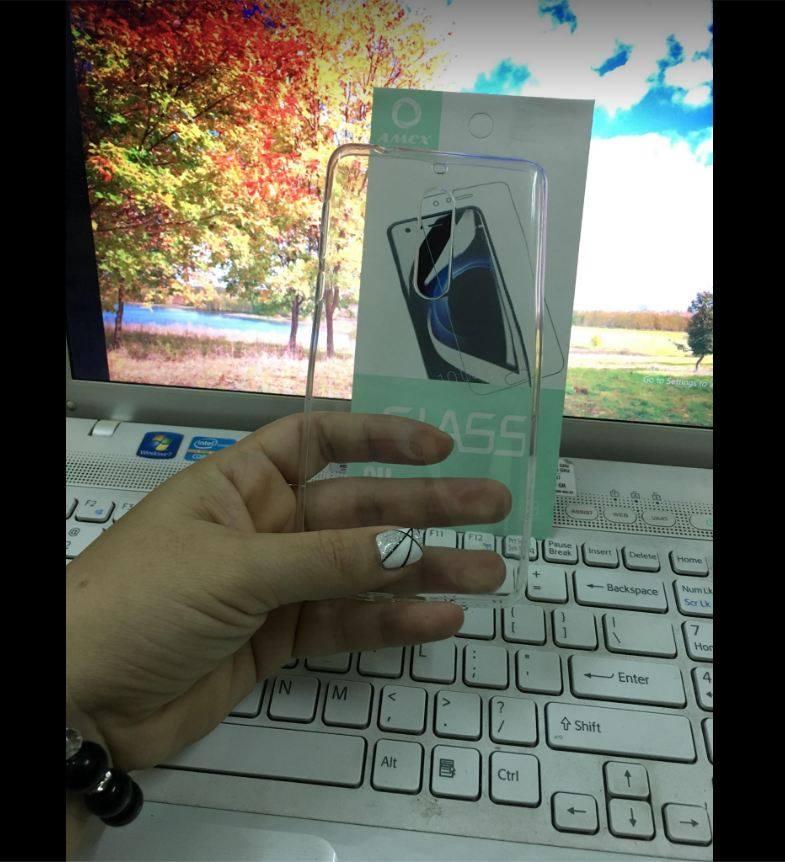 Ốp lưng dẻo silicon cao cấp cho Nokia 8 Tặng kính cường lực