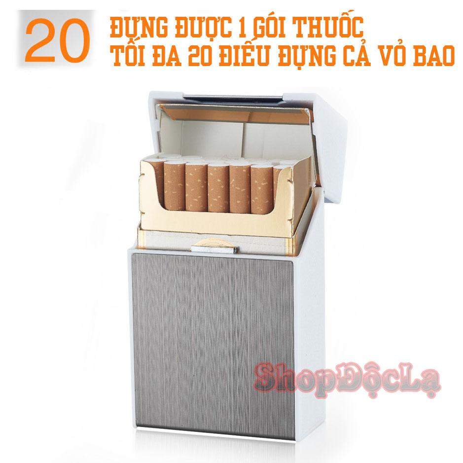 Hộp đựng thuốc focus kèm sạc bật lửa sạc điện đựng được 1 gói thuốc , hộp đựng bao thuốc kèm sạc pin , hộp đựng thuốc ,lá đa năng