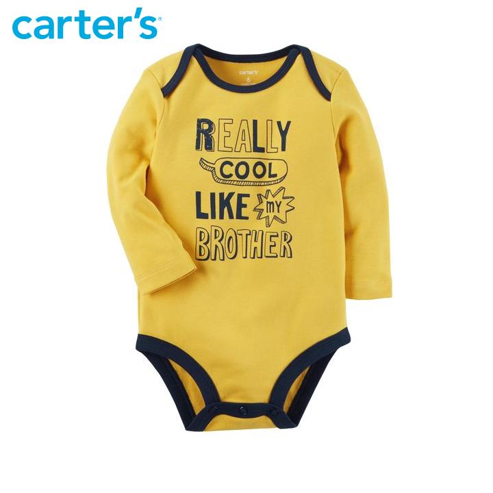 Áo liền quần cho bé trai carter nhập mỹ ca118h665 size 6m-9m