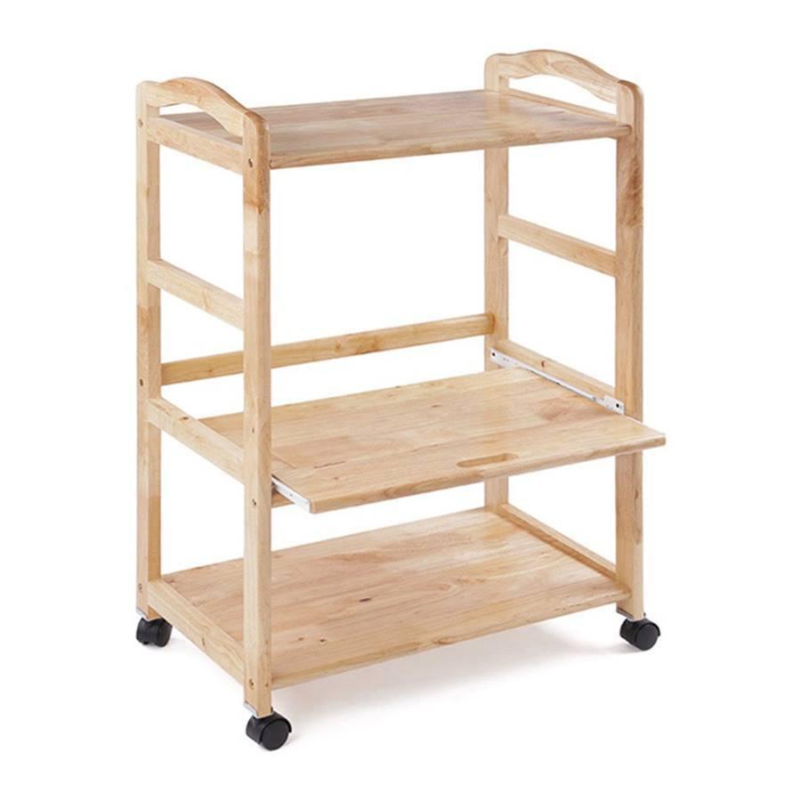 Kệ vi sóng 3 tầng màu tự nhiên