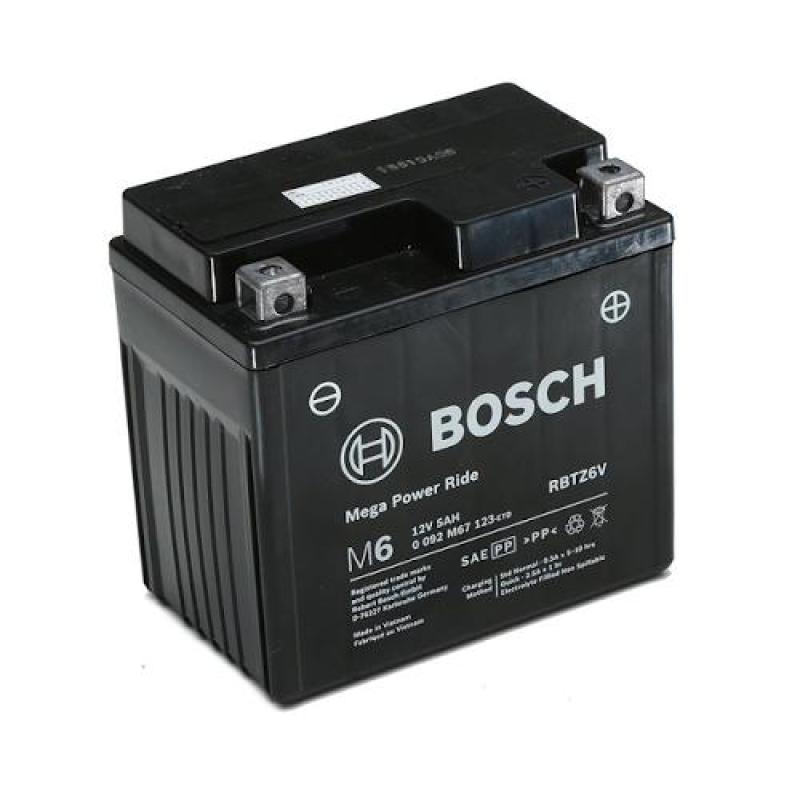 Bình điện ắc qui khô dành cho xe máy Bosch RBTZ5S-H