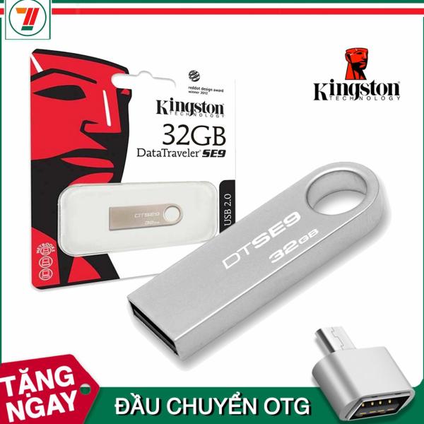 [Tặng OTG USB] USB 32GB thương hiệu Kingston tặng kèm đầu chuyển OTG