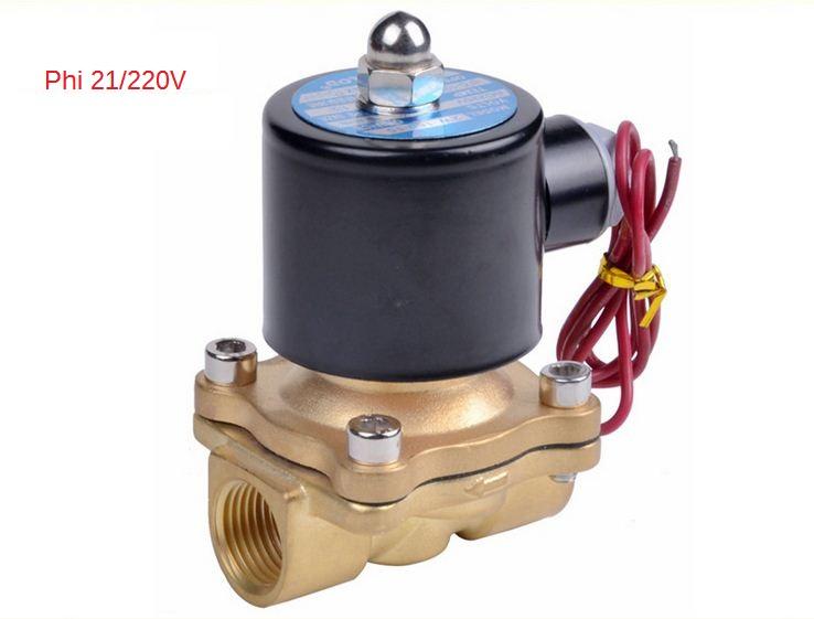Van điện từ sipo phi 21mm, 220v