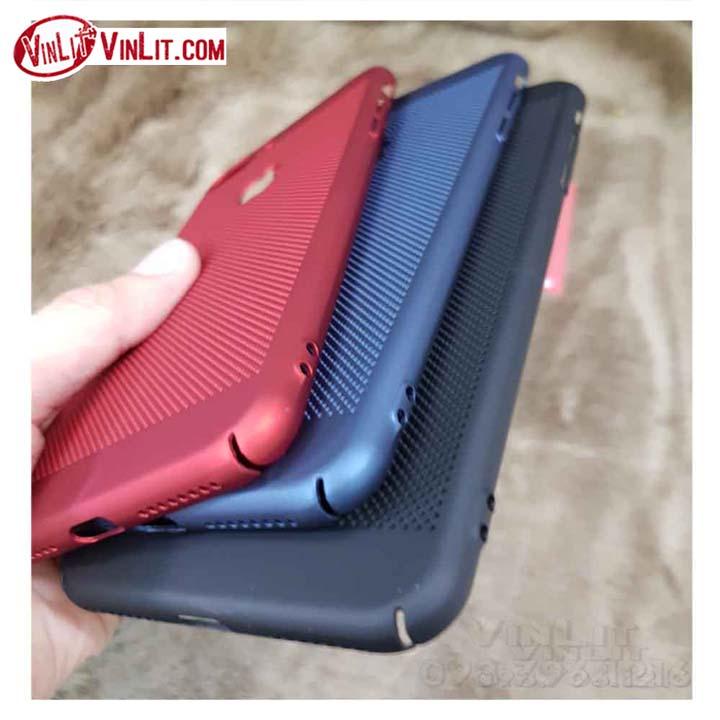 Ốp lưng iphone 7 plus, iphone 8 plus đan lưới thoát nhiệt nhựa cứng sơn mịn - i7p180412b1