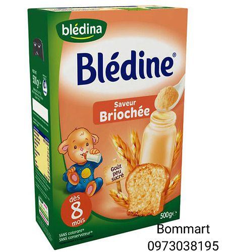 Bột lắc sữa tăng cân bledina vị bánh mỳ lúa mạch 8 tháng