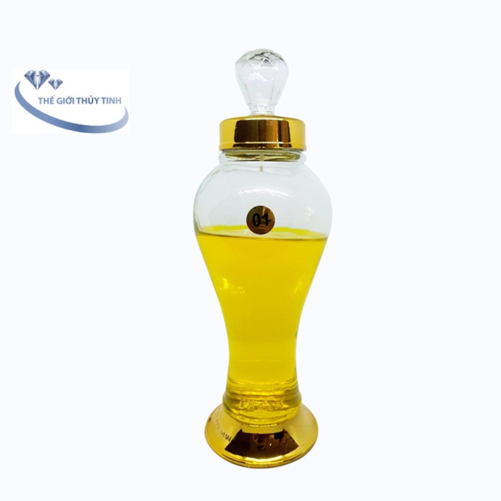 Bình ngâm sâm thủy tinh 1 lít không van