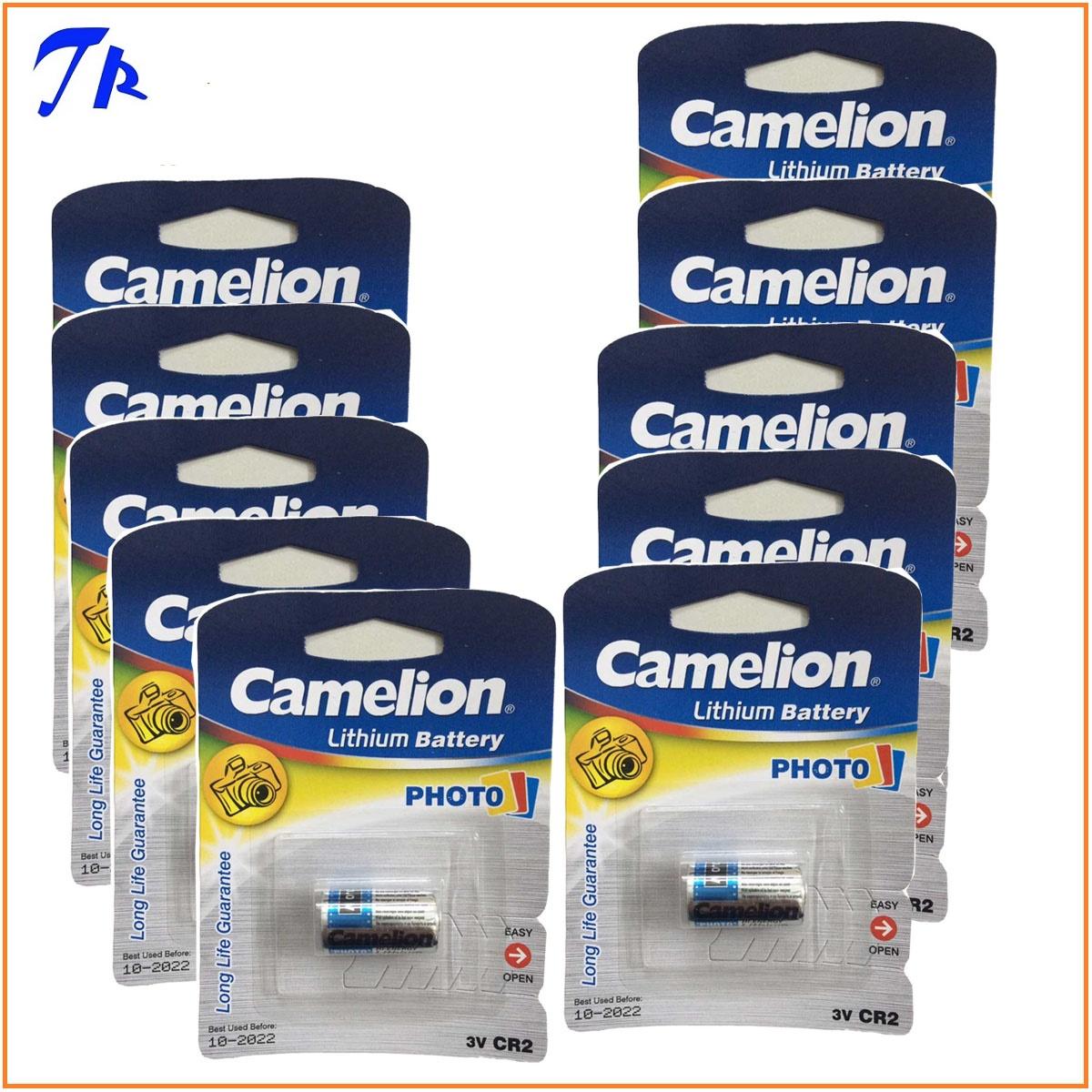 10 viên pin cr2 camelion, pin máy ảnh cr2 lithium 3v