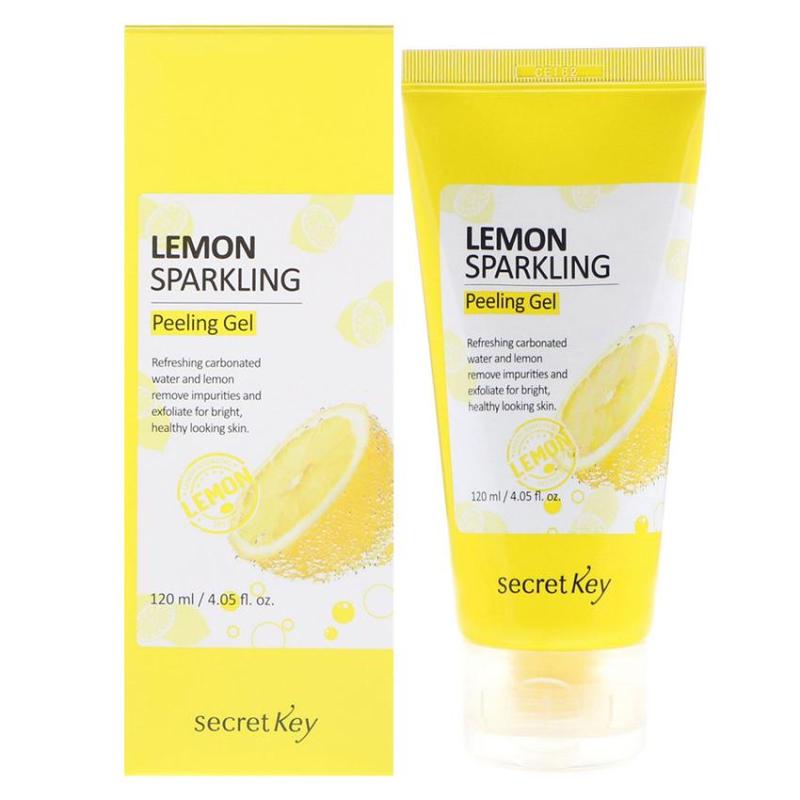 Gel Tẩy Tế Bào Chết Secret Key Chiết Xuất Chanh Làm Sáng Da Secret Key Lemon Sparkling Peeling Gel 120ml nhập khẩu