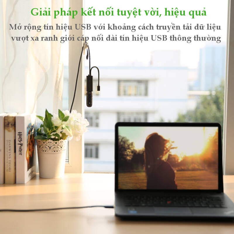Dây USB 3.0 nối dài active dài 5-10m UGREEN US175 Dây USB 3.0 nối dài active dài 5-10m UGREEN US175
