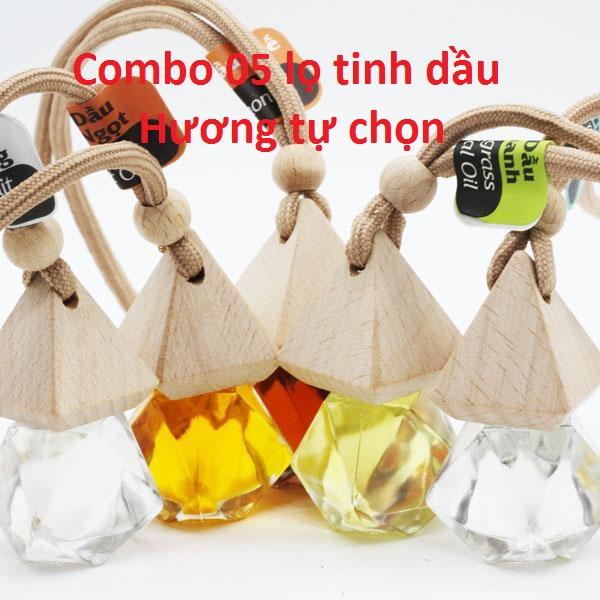 Combo 05 Lọ Tinh Dầu Treo Xe Hương Tự Chọn By Shop Hợp Nhất