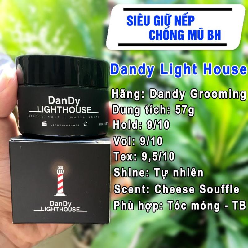 Sáp Vuốt Tóc Dandy LightHouse (57g) + Tặng lược tạo kiểu CỰC CHẤT nhập khẩu