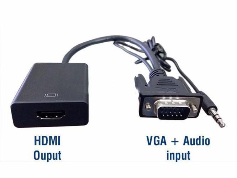 Bảng giá cáp chuyển đổi VGA sang HDMI Có Audio - Hàng chất lượng - VGA TO HDMI Phong Vũ