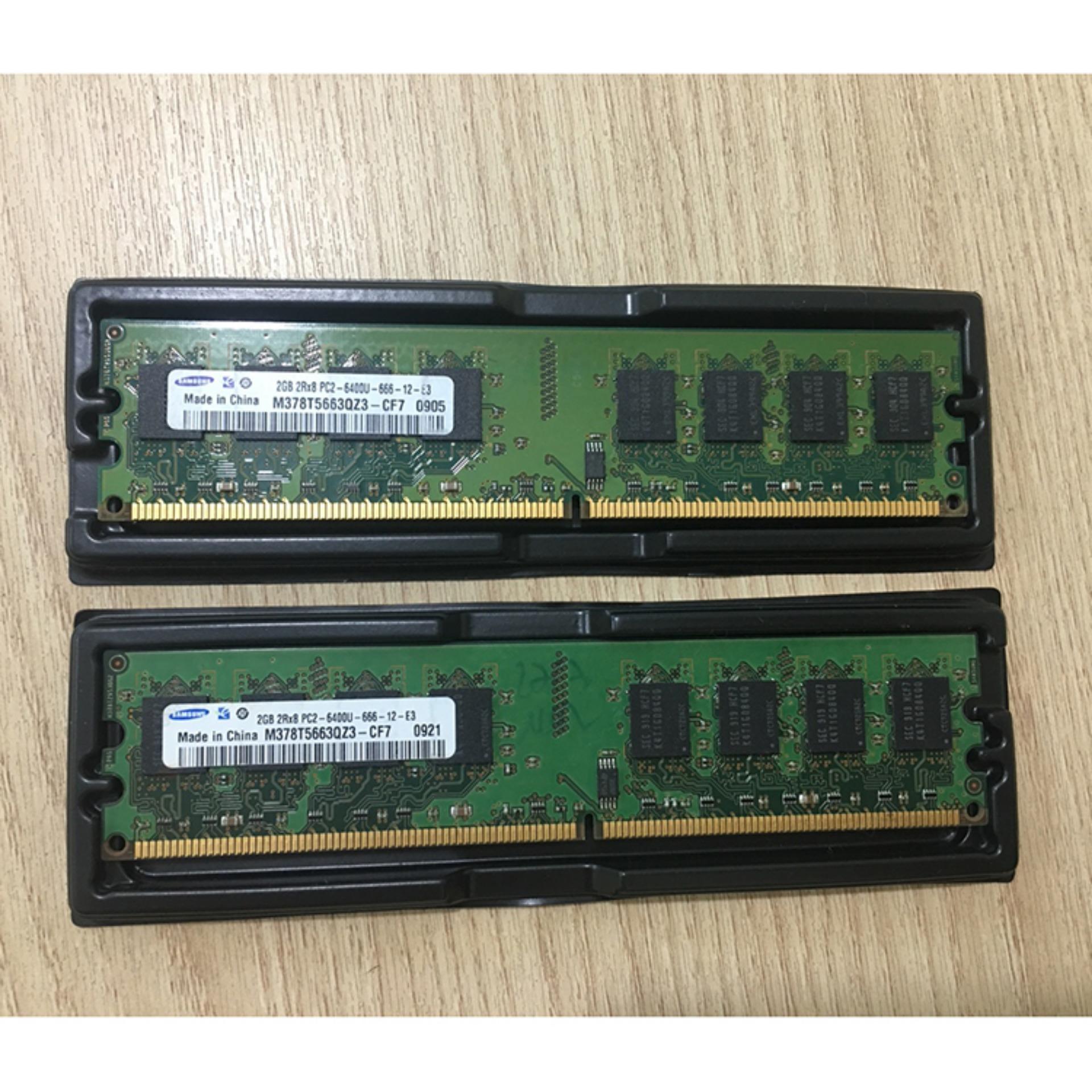 Ram máy tính bàn samsung 2gb ddr2 bus 667/800 km2