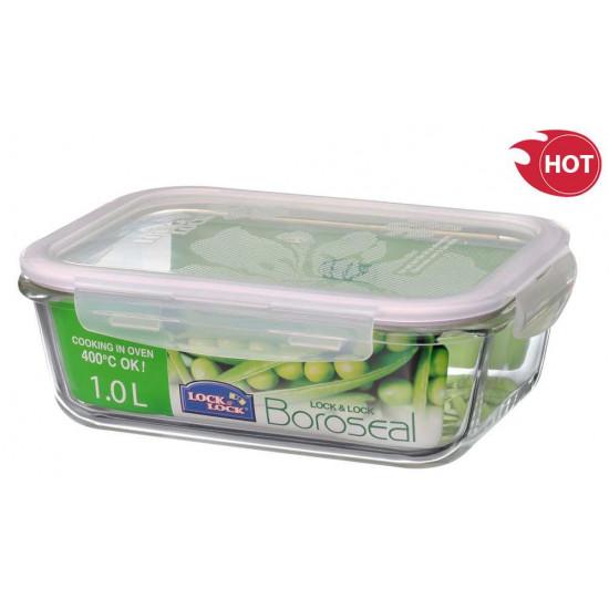 Hộp thủy tinh chữ nhật lock&lock llg445 1000ml