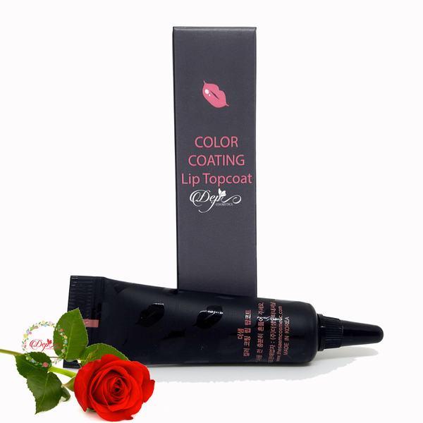 Gel khóa màu môi the saem color coating lip topcoat 5g