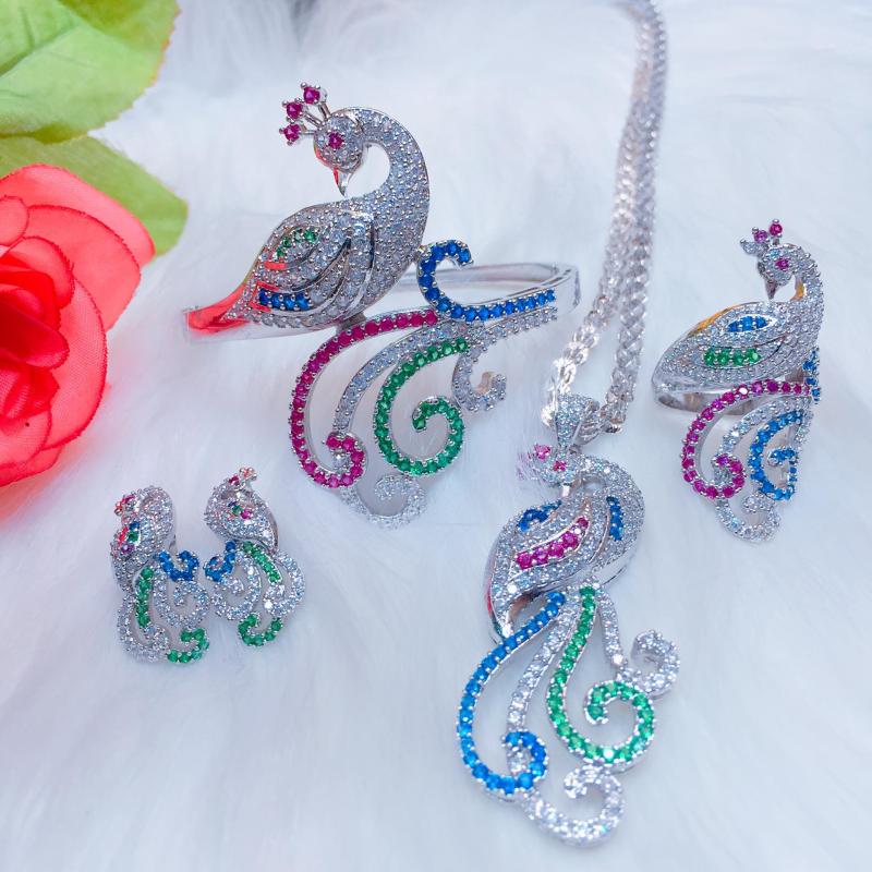 Bộ Trang Sức Bạch Kim Gadoshop BB4160801 - Đeo đi tiệc cực sang chảnh (Mới)