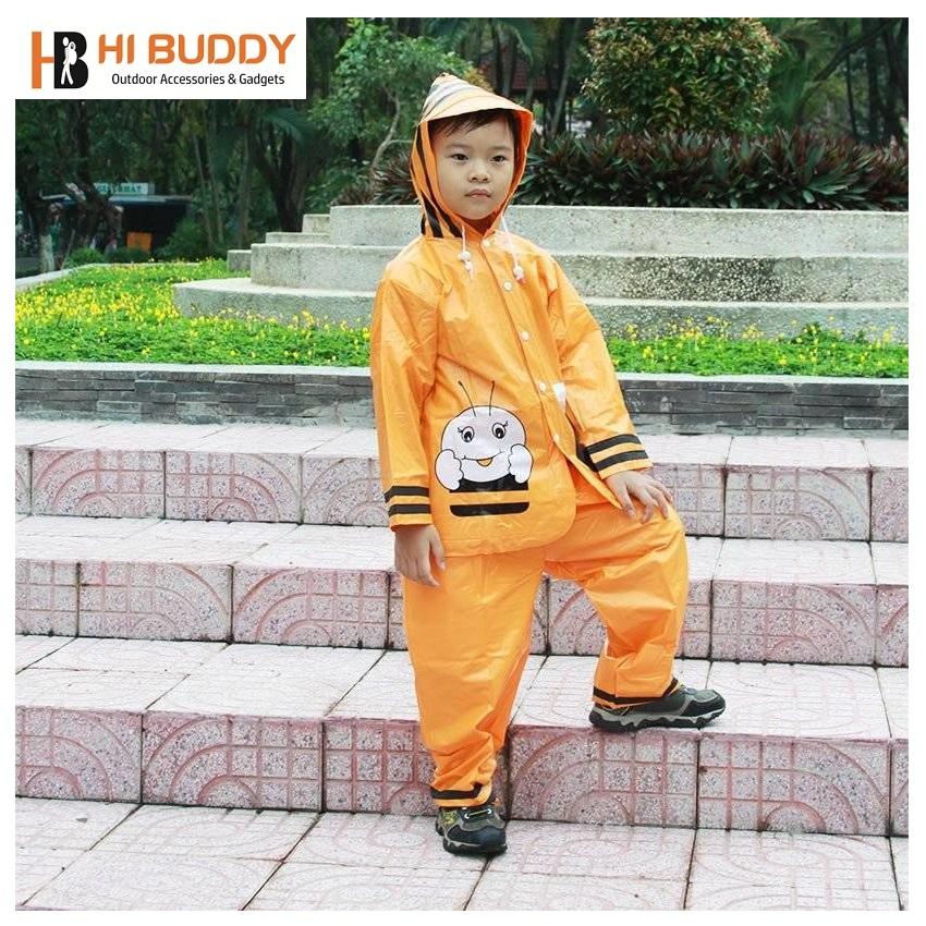Áo mưa trẻ em bộ ong mật rando csps-17 size 2 0.9 – 1.05 m