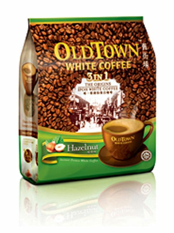 12/2020 Cà phê trắng MALAYSIA White Coffee Oldtown HAZELNUT-Vị hạ dẻ kèm Card phone và Voucher 50k