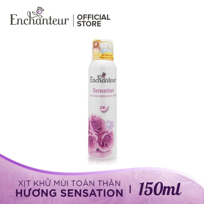 Enchanteur - Xịt ngăn mùi toàn thân Sensation 150ml nhập khẩu