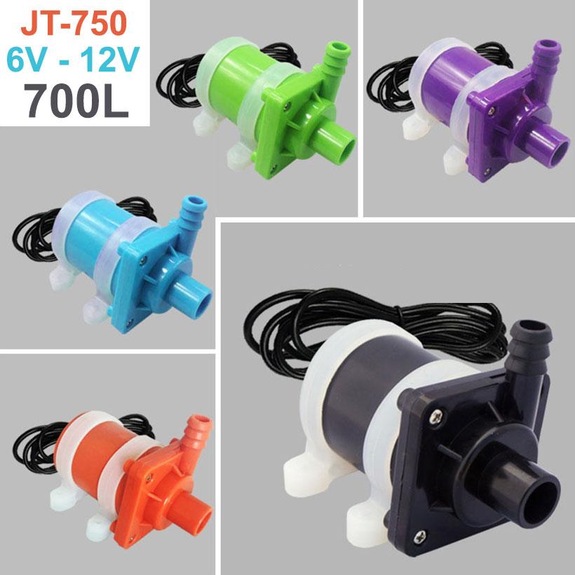 [HCM]Máy Bơm Nước Mini 6V 12V 700L JT750