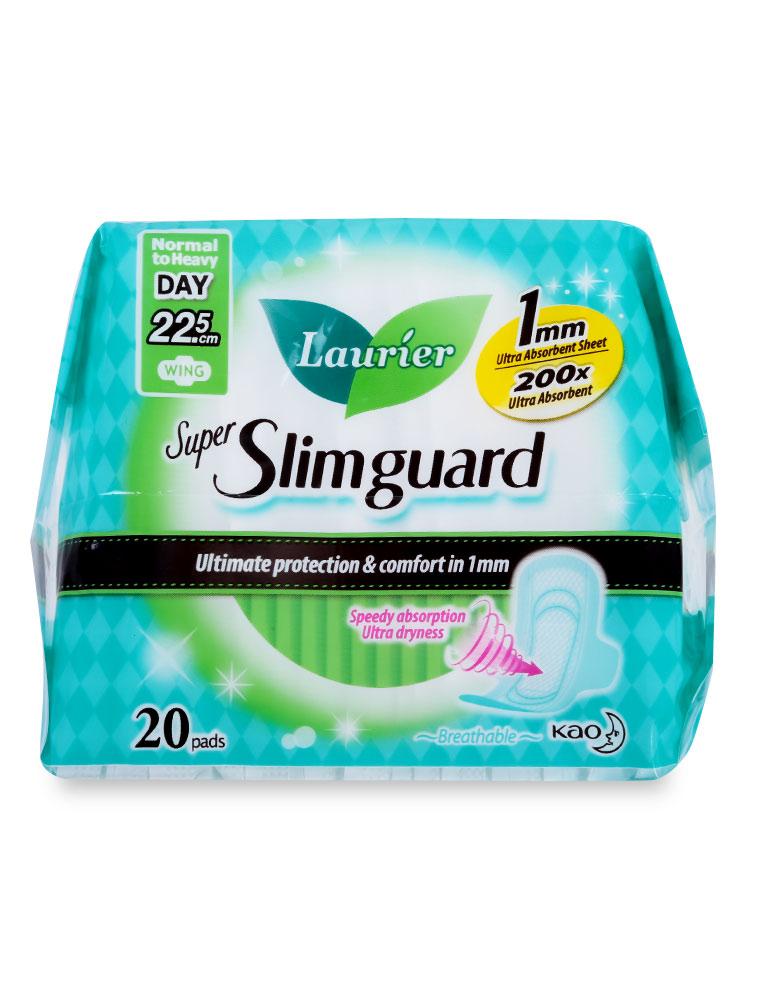 Băng vệ sinh có cánh laurier super slimgurad gói 20 miếng 22.5 cm