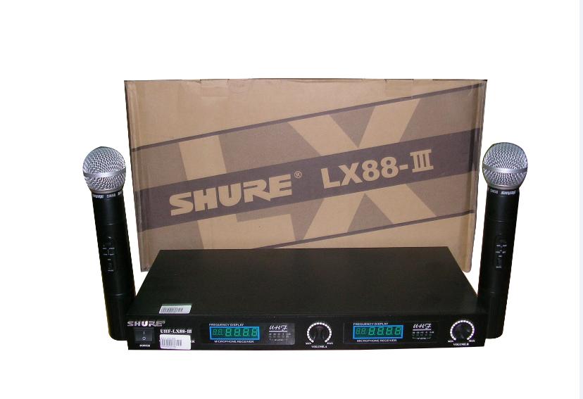 Micro không dây shure lx88 iii