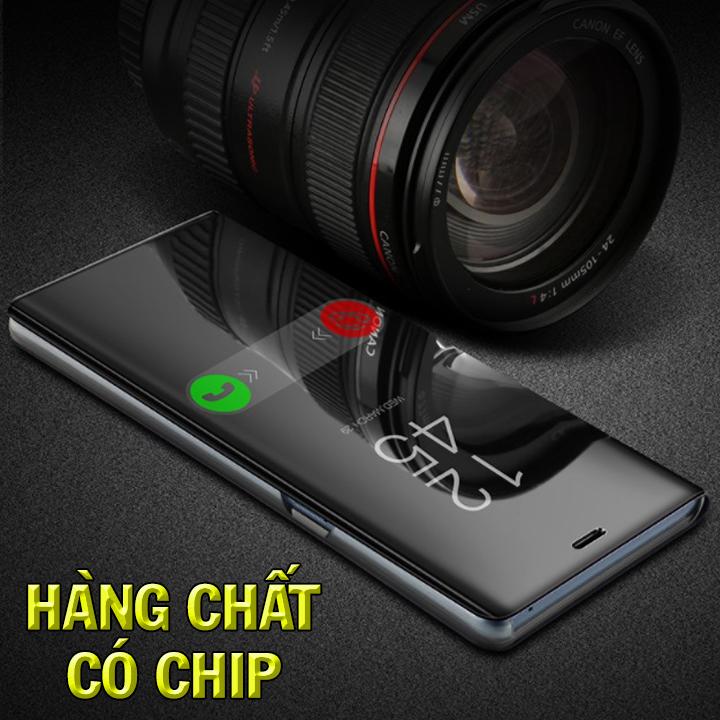 Bao da clear view mặt gương bảo vệ 360 độ trước sau dành cho samsung S8 có chip