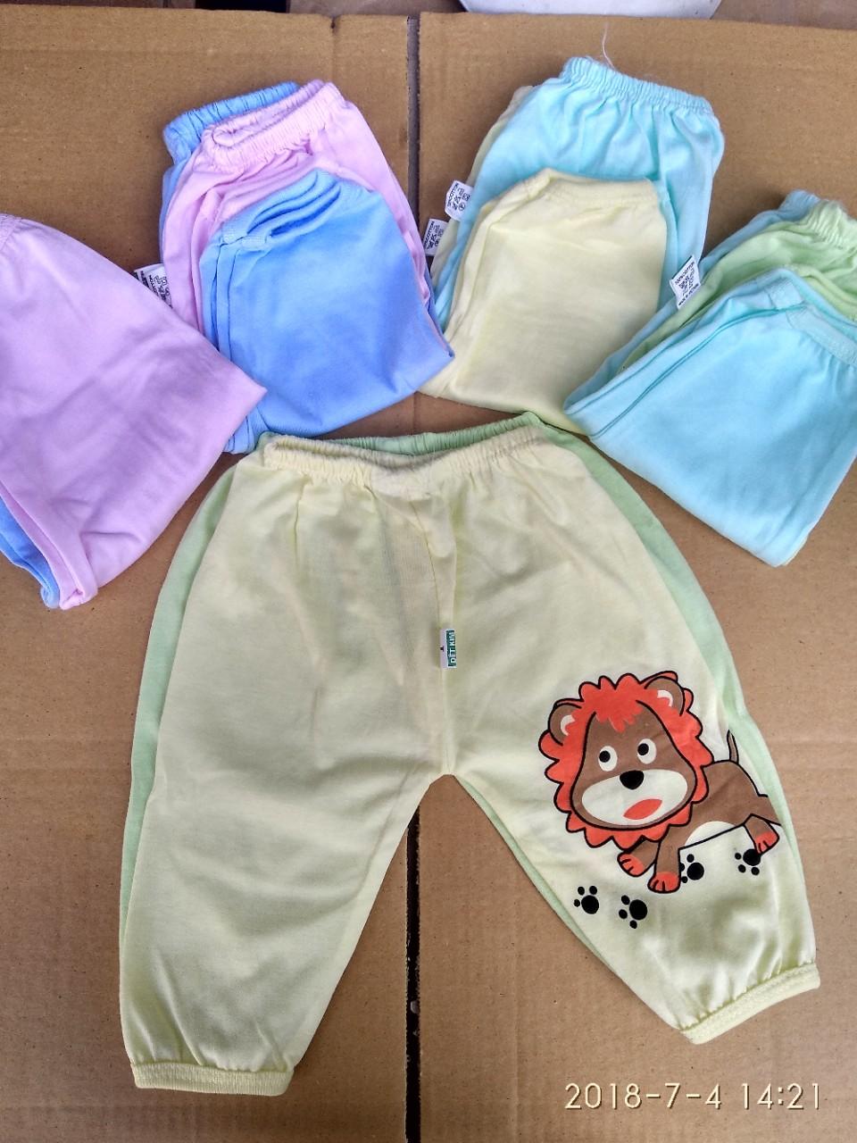 Combo 10 quần dài sơ sinh cho bé