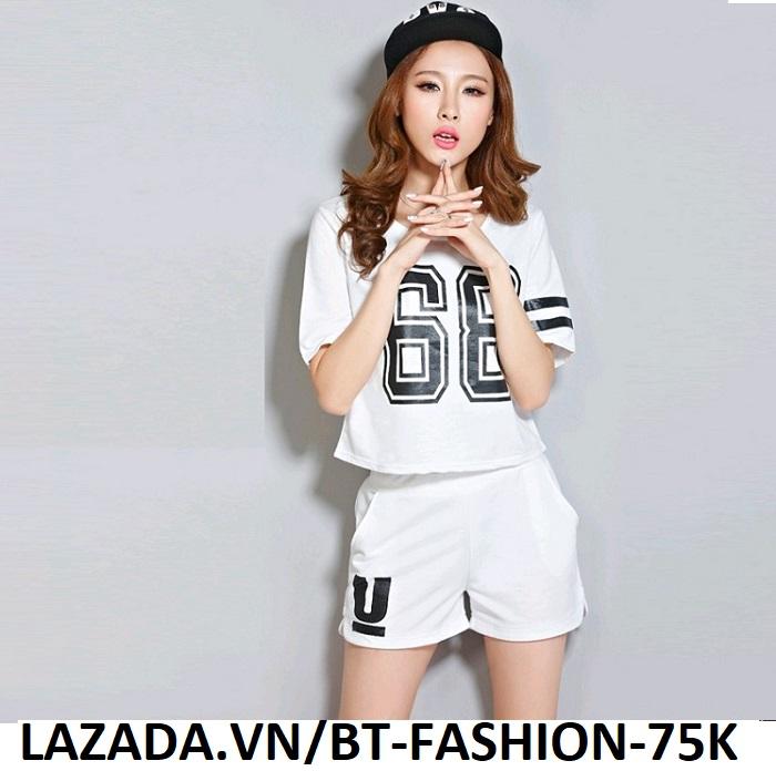 Đồ Bộ Áo Thun + Quần Đùi Sọt Trẻ Em Bé Gái 20kg - 30kg - BT Fashion (ĐBTE1-No68)