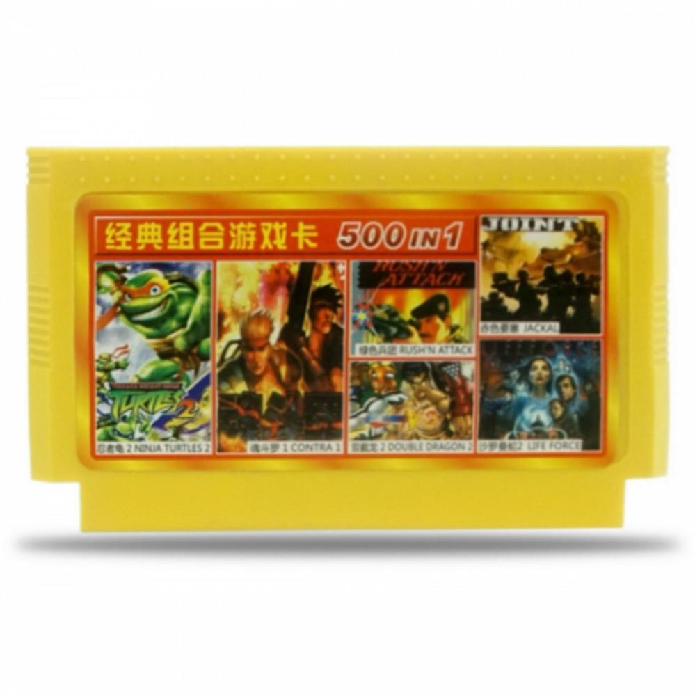 Băng 500 in 1 game cho Điện tử 4 nút (trò chơi không lập lại)