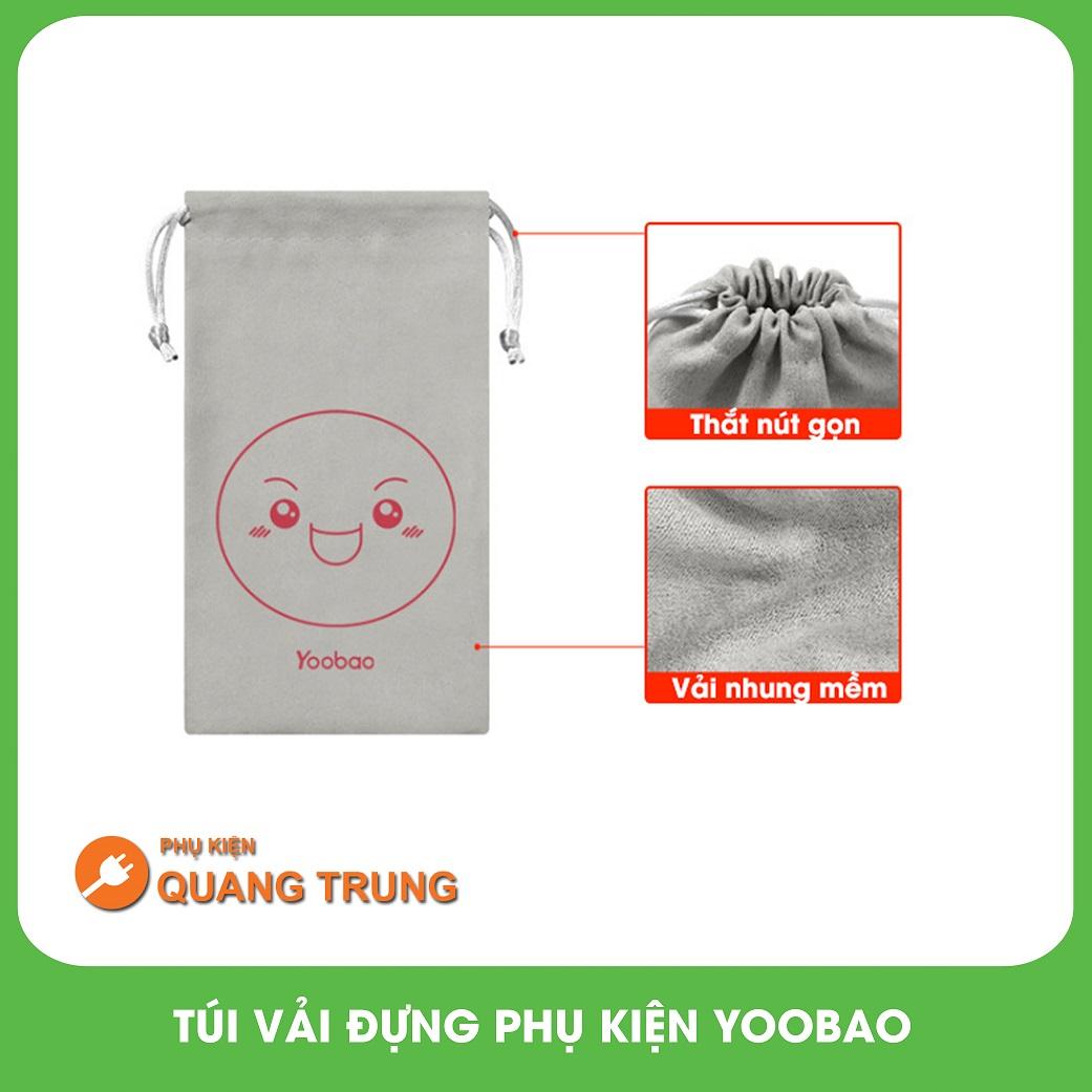 Túi vải đựng sạc cáp phụ kiện yoobaomềm mại và chắc chắn
