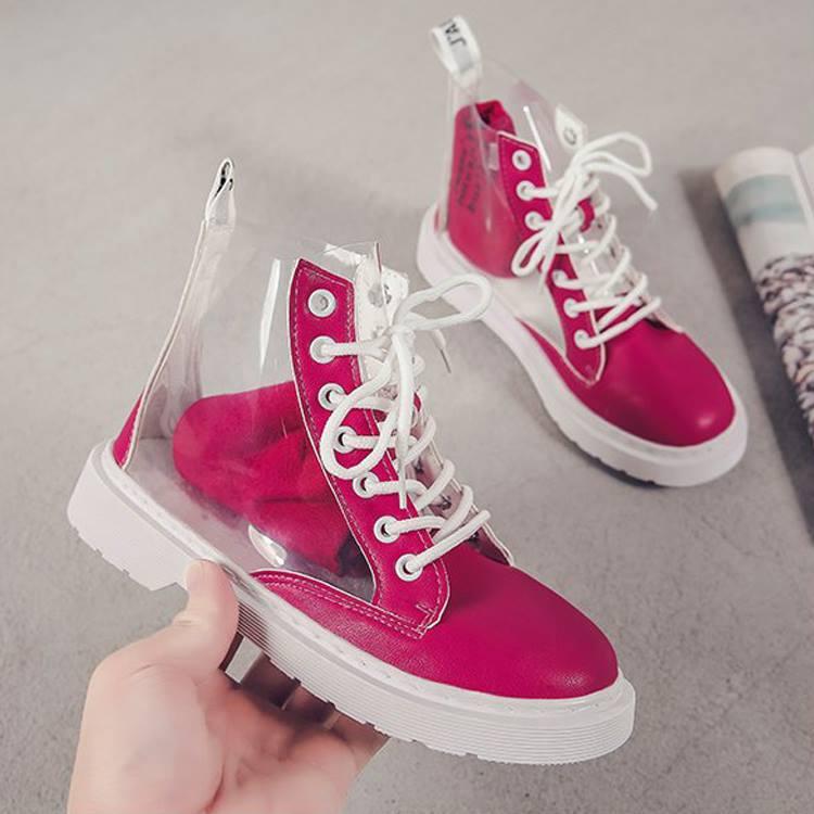 Giày oxfod giày bốt nữ thấp cổ hottrend 3 màu