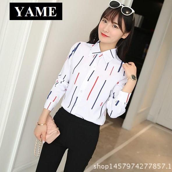 Áo Sơ Mi Nữ Mẫu Mới YAME SMN56989N
