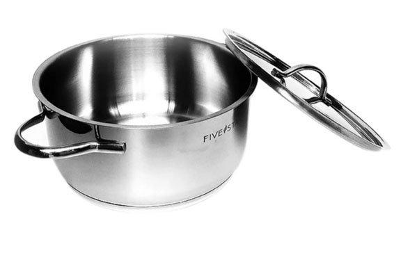 Bộ 5 nồi fivestar oval 5 món nắp inox cao cấp 304