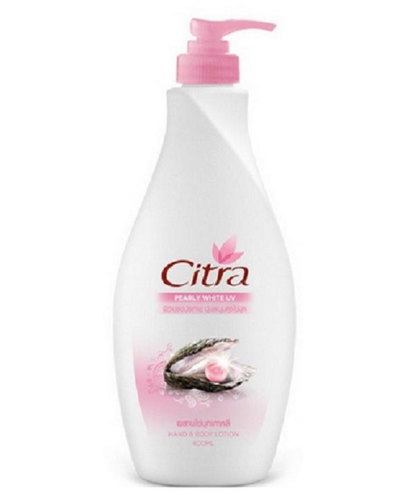 Sữa Dưỡng Thể Citra tinh chất Ngọc trai 600ml